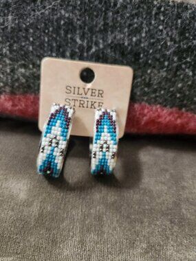 Silver Strike Earrings